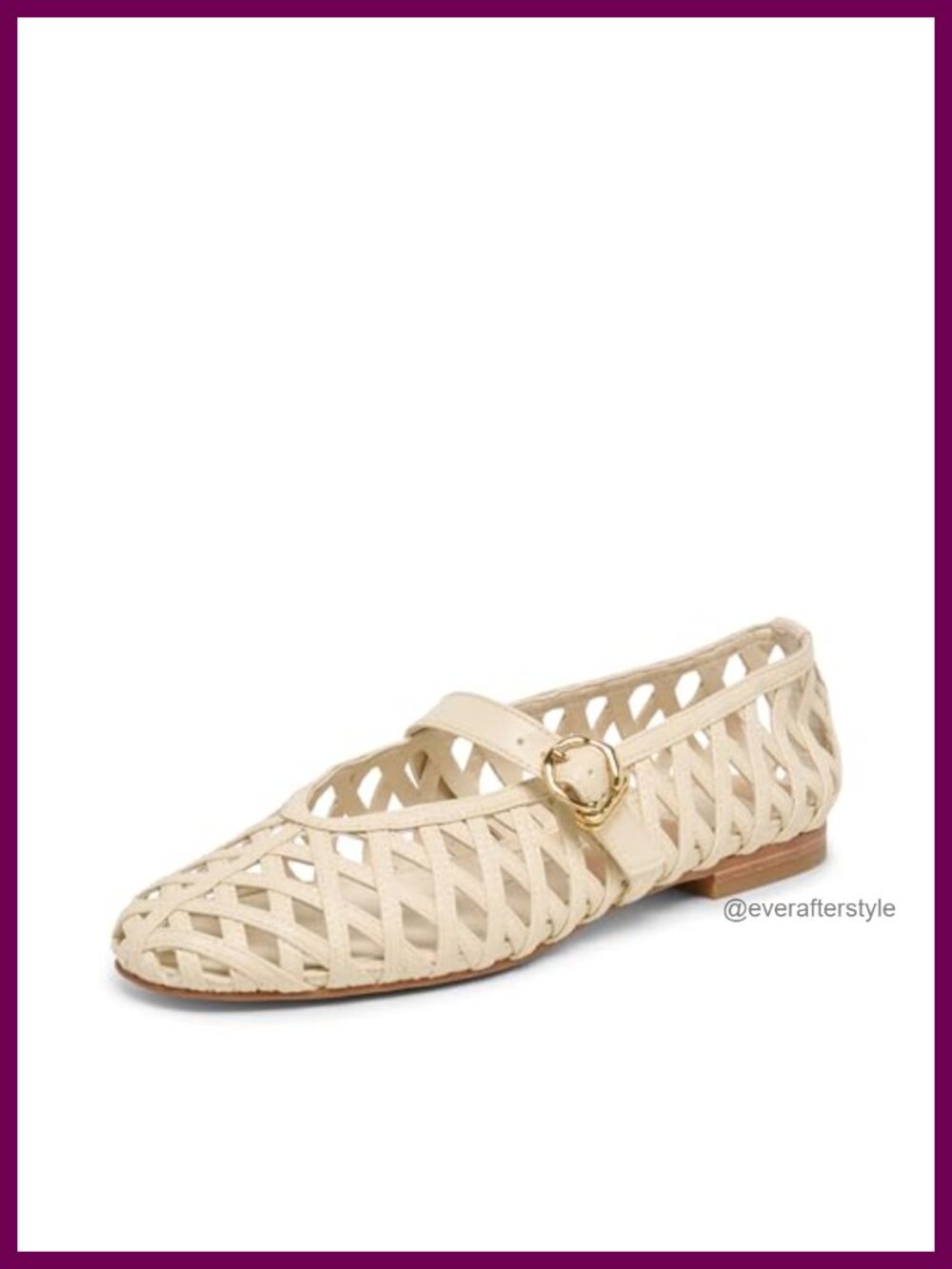 Leather Round Toe Ballet Flat Pull-On Casual Shoe